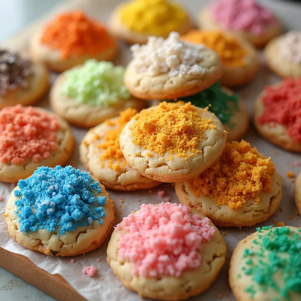 Best Colorful Ingredients in Some Cookie Recipes for Kids colorful ingredients in some cookie recipes