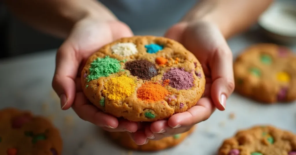 colorful ingredients in some cookie recipes