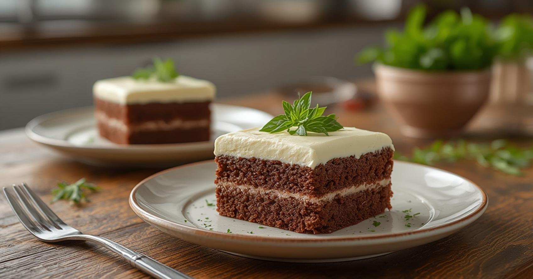 chocolate cake with cream cheese frosting